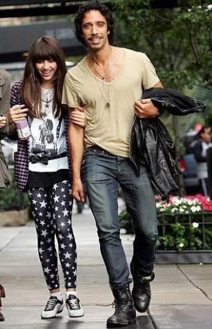 Lourdes Leon with her father, Carlos Leon